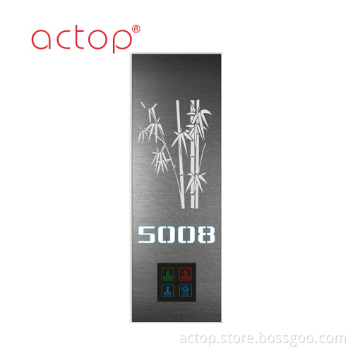 Hotel smart electronic doorplate LED backlight doorplate